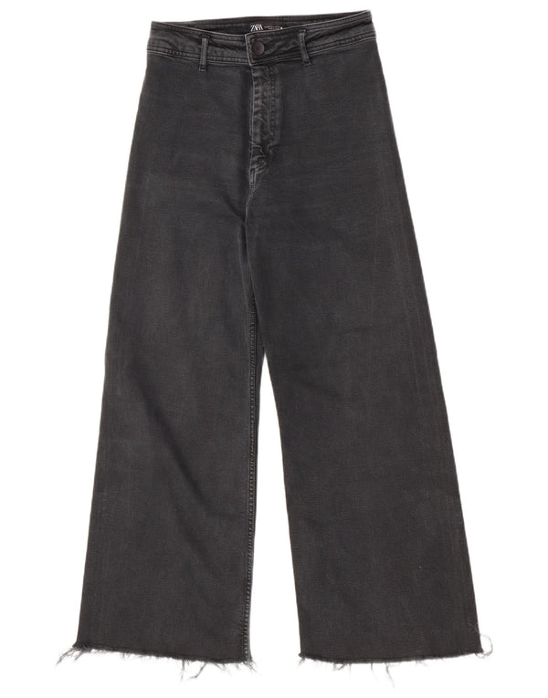 Zara Womens The Marine High Rise Straight Jeans EU 40 Medium W30 L28 Grå