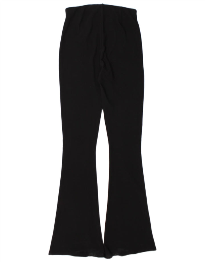 Zara Dame Flare Leggings UK 14 Medium Sort Polyester