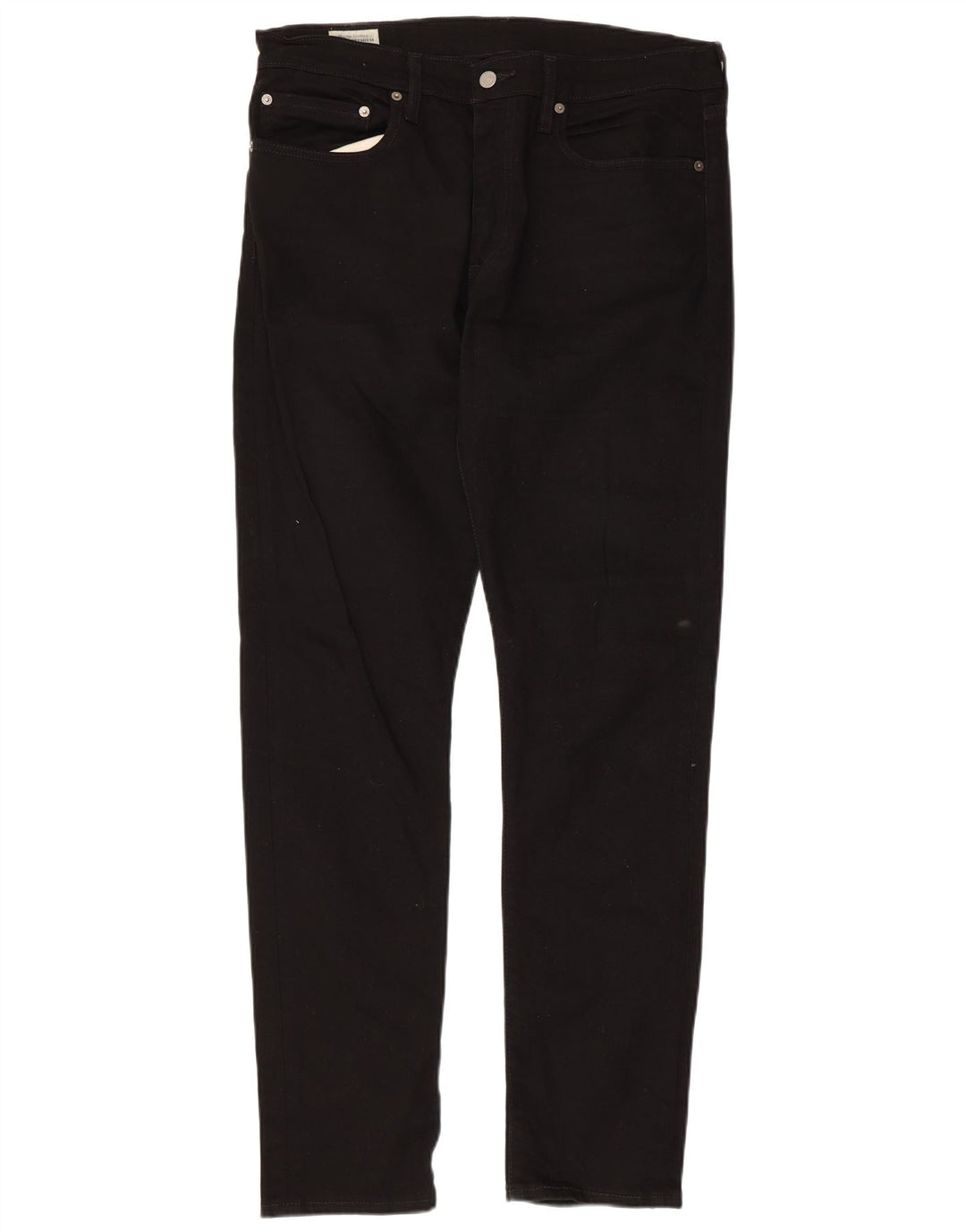 LEVI'S Herre 512 Slim Tapered Jeans W34 L34 Sort Bomuld