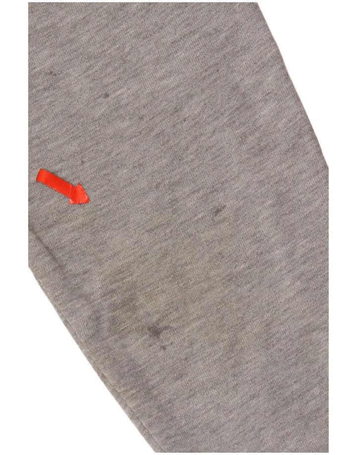 Superdry Womens Grafisk Oversized Sweatshirt Jumper UK 16 Stor Grå Bomuld