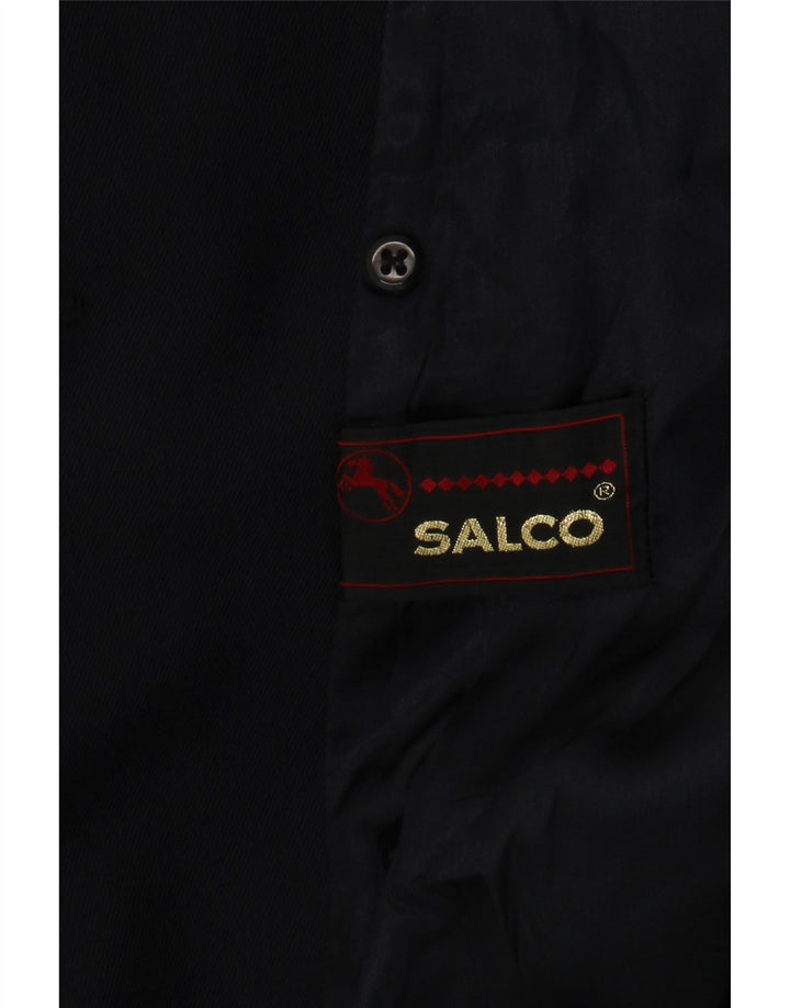 Salco Dame Trench Coat UK 10 Small Navy Blue
