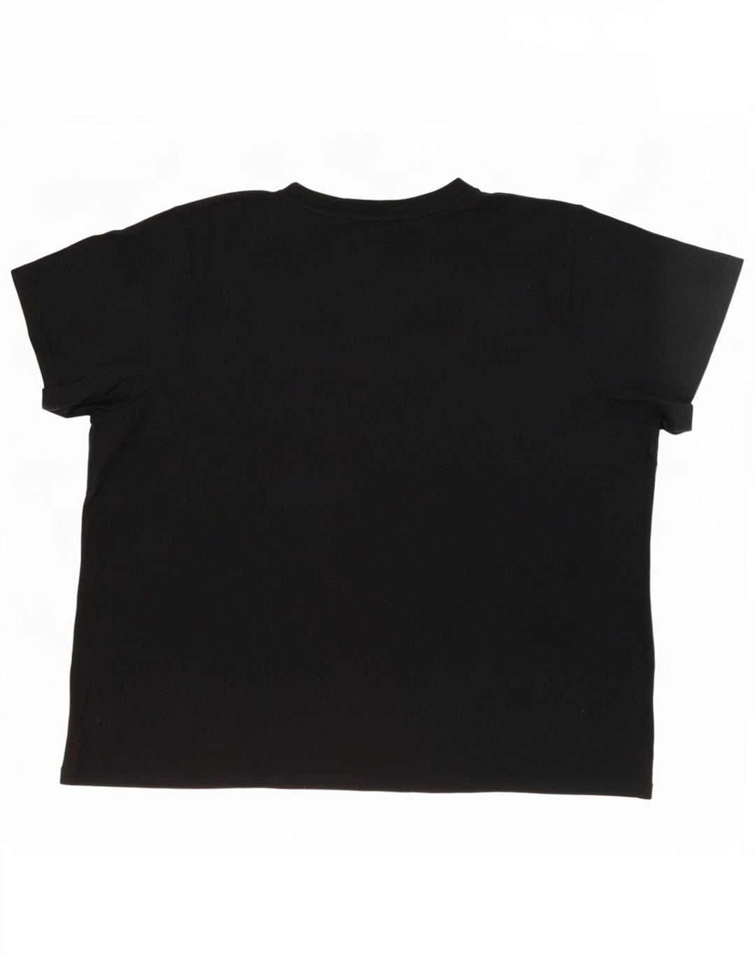 Levi's Dame T-Shirt Top UK 22 3XL Sort Bomuld