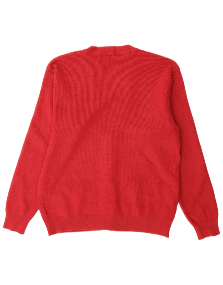 Navigare Herre cardigan sweater Medium Rød