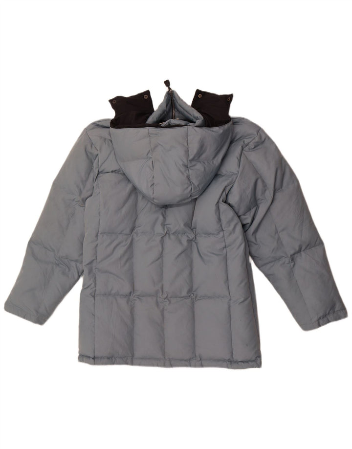 Asics Herre hættepolstret jakke UK 36 Small Blue Polyester