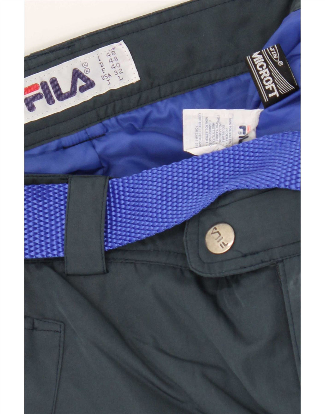Fila Herre Skibukser IT 48 Medium Navy Blue Polyester