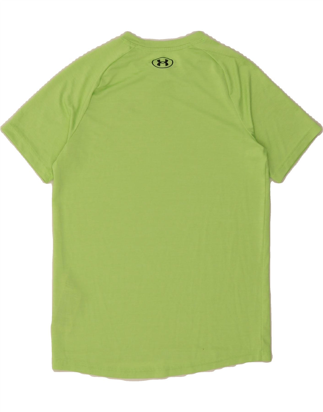 UNDER ARMOUR Boys T-Shirt Top 11-12 Years Large Green Polyester Vintage Under Armour and Second-Hand Under Armour from Messina Hembry 