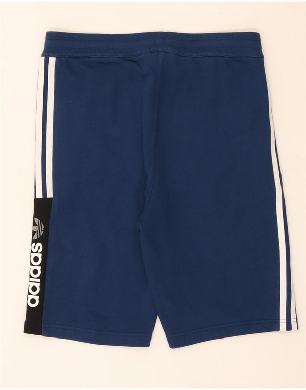 Adidas drenge sportsshorts 13-14 år marineblå bomuld