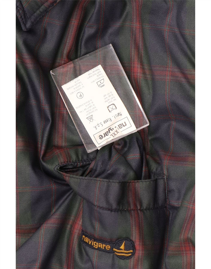 NAVIGARE Vendbar herrejakke UK 44 2XL Marineblå Uld