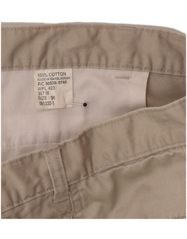 Dockers Herre Pegged Chino Shorts W36 Large Beige Bomuld