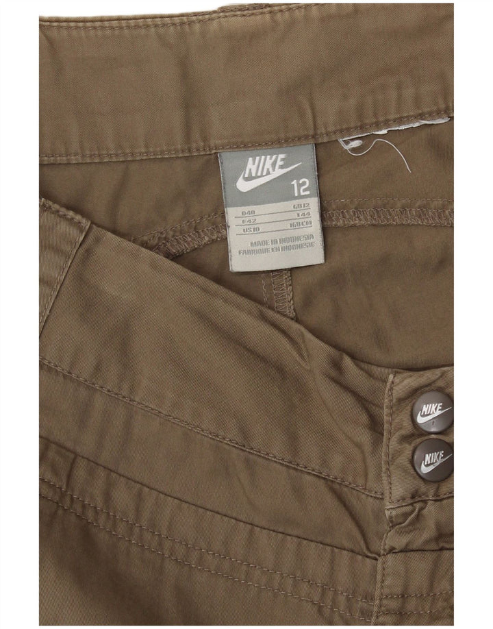Nike Bermuda Shorts til kvinder UK 12 Medium W30 L12 Khaki