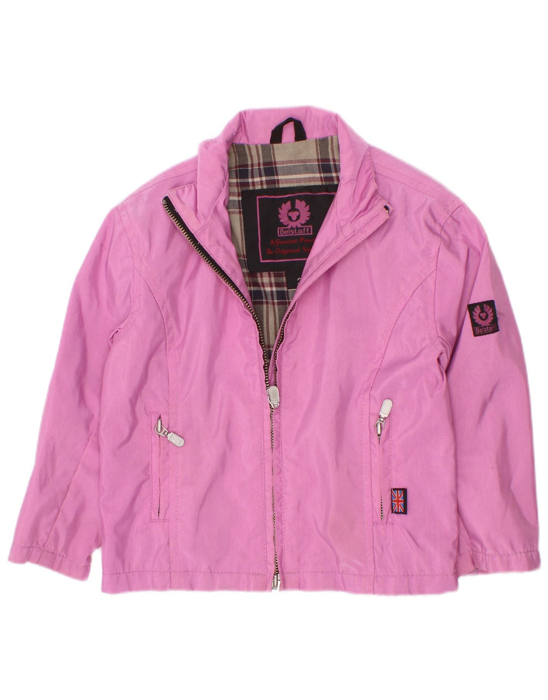 Belstaff Girls Bomber Jacket 2-3 år Pink Nylon