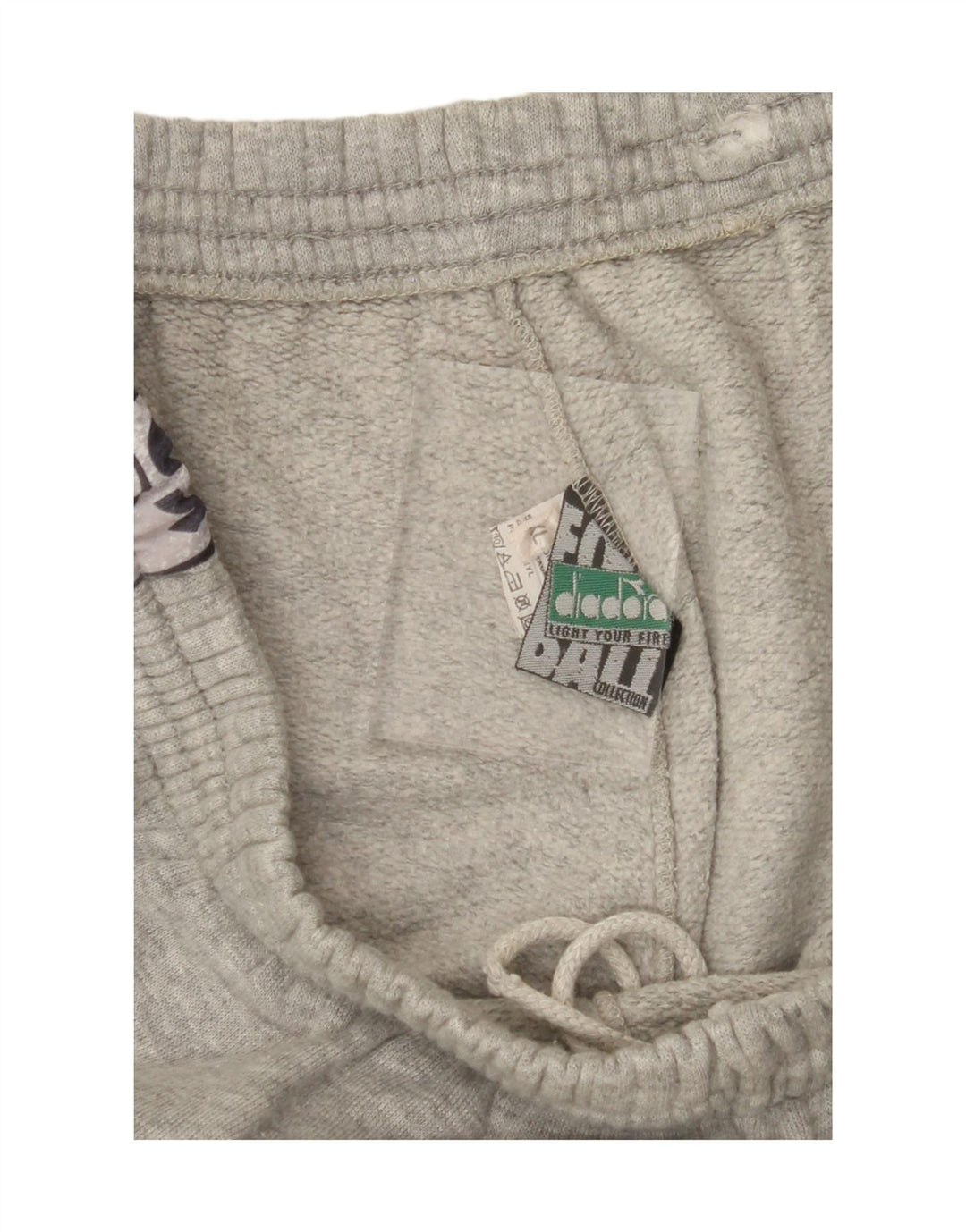 DIADORA Mens Graphic Tracksuit Trousers XL  Grey Cotton Vintage Diadora and Second-Hand Diadora from Messina Hembry 