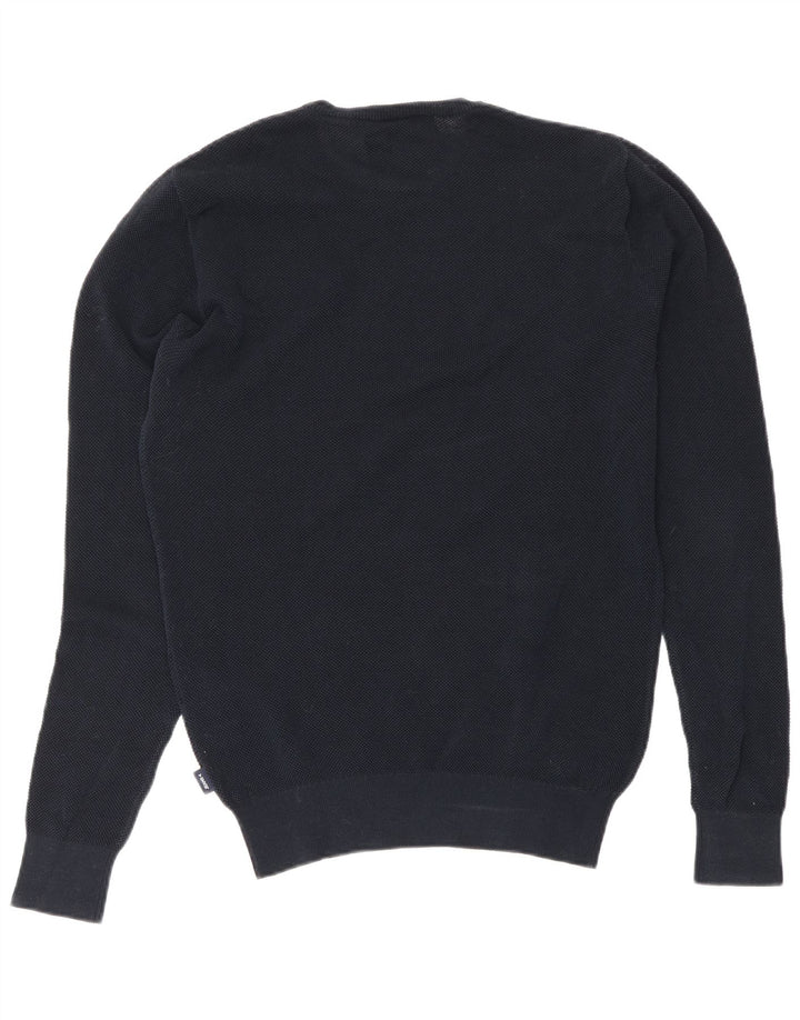Armani Jeans Herre Crew Neck Jumper Sweater Medium Navy Blue Bomuld