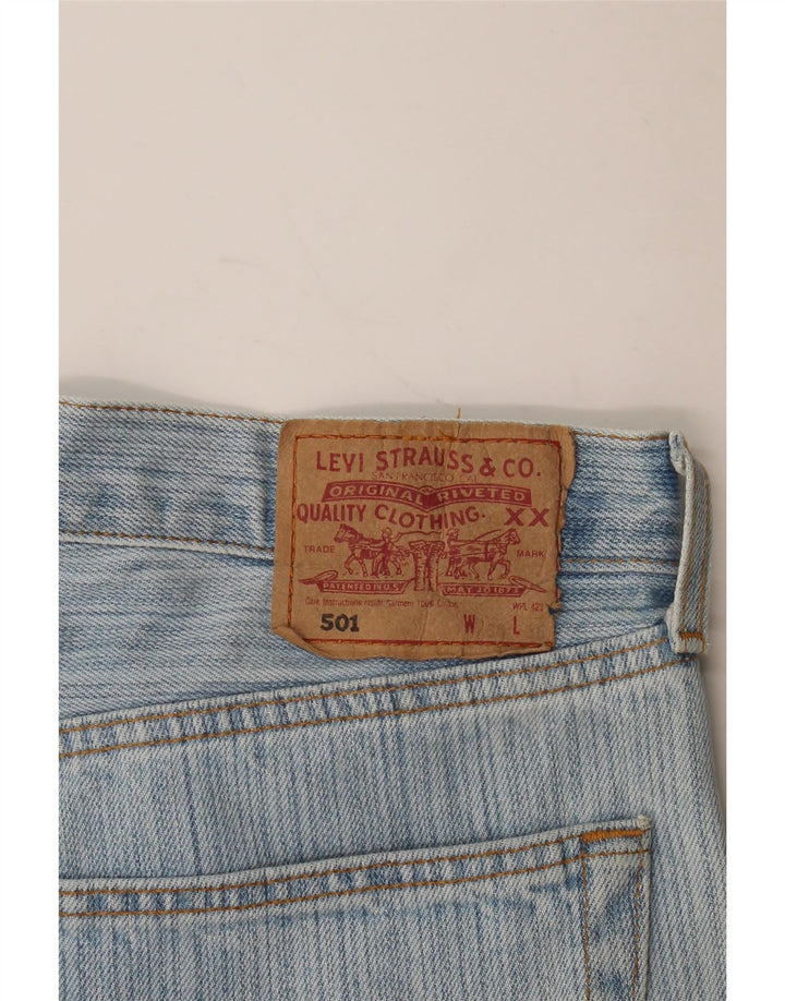 Levi's Dame 501 Straight Jeans W38 L29 Blå