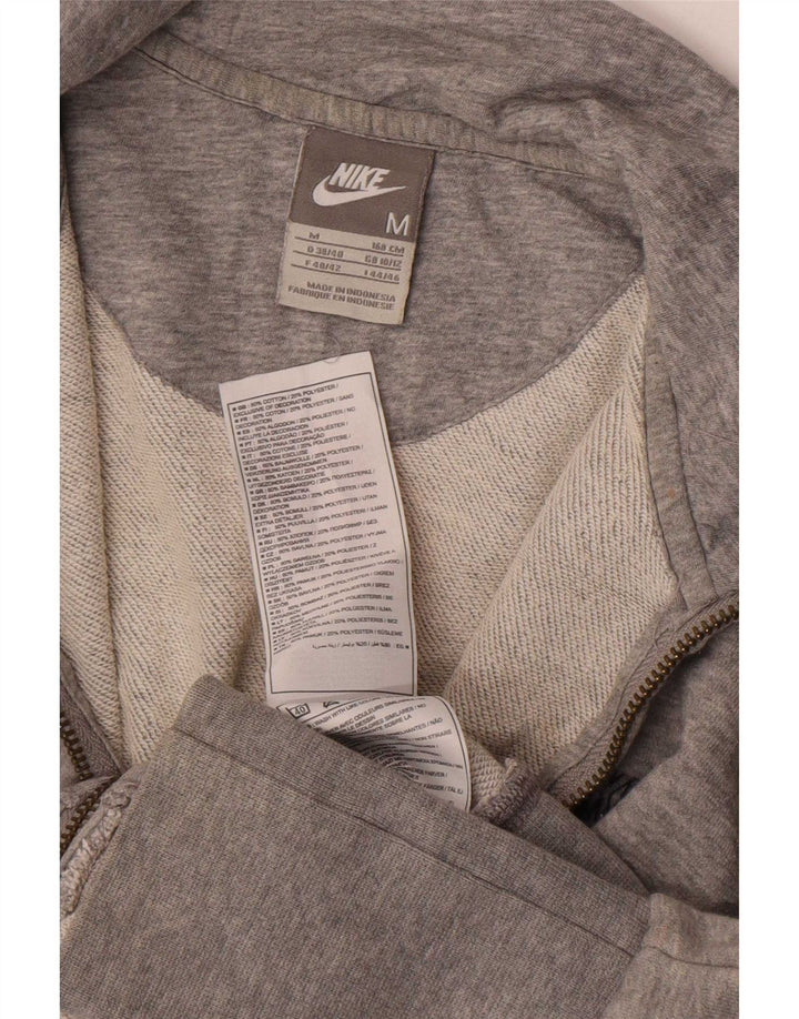 Nike træningsdragt topjakke til kvinder UK 10/12 Medium Grey Flecked Bomuld