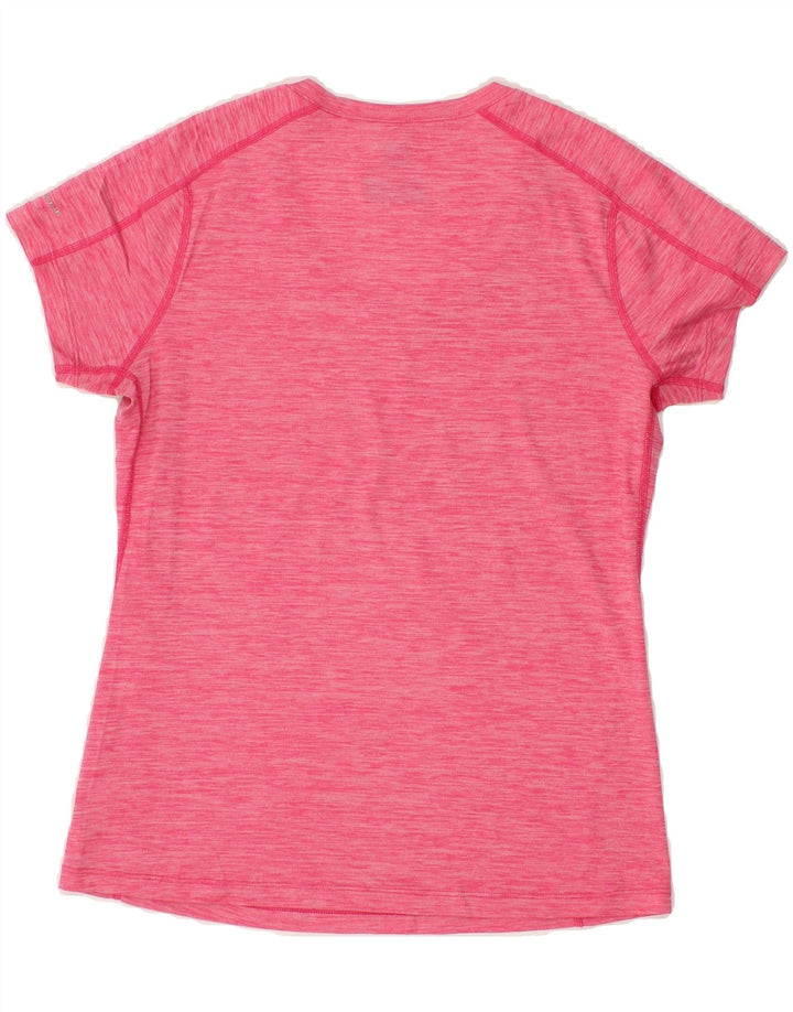 COLUMBIA Womens T-Shirt Top UK 10 Small Pink Polyester Vintage Columbia and Second-Hand Columbia from Messina Hembry 