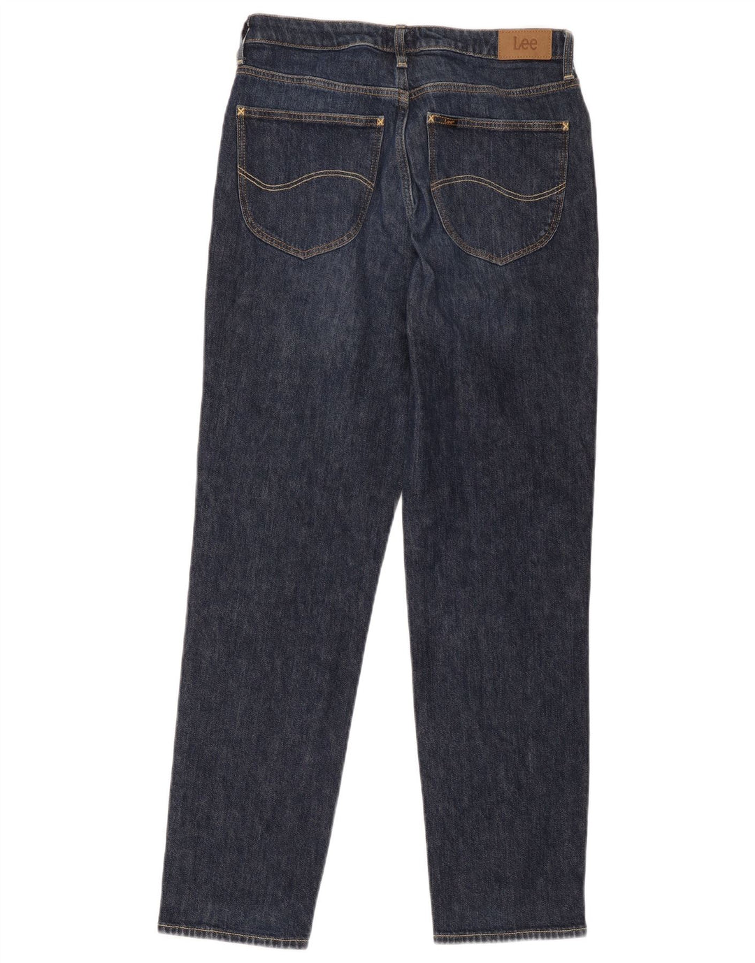 Lee Dame Carol Straight Jeans W30 L35 Marineblå Bomuld