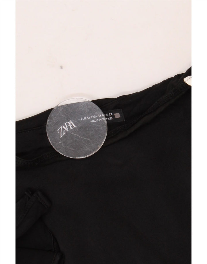 Zara Midi-nederdel til kvinder Medium W28 Sort