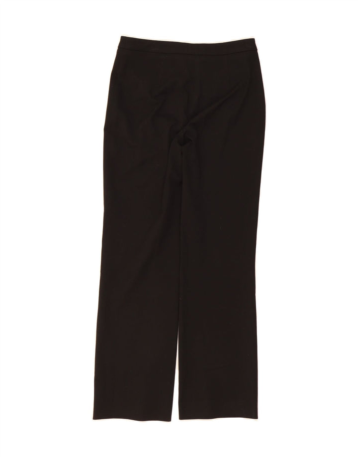 BELFE Womens Straight Suit Trousers IT 42 Medium W30 L30 Black Polyester Vintage Belfe and Second-Hand Belfe from Messina Hembry 