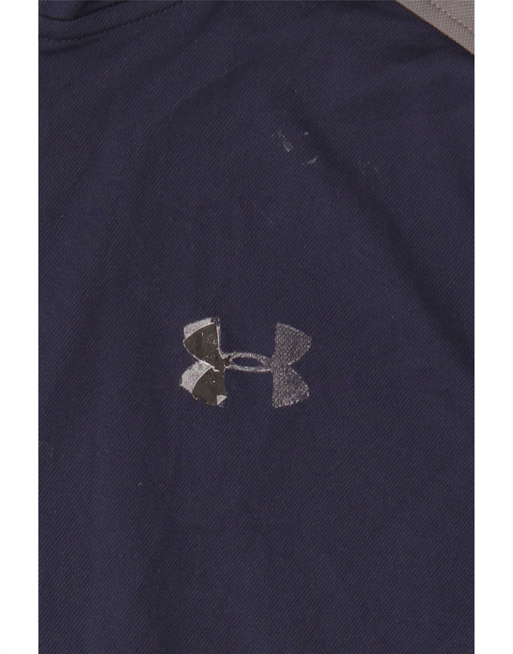 Under Armour Herre Heat Gear Træningsdragt Top jakke Small Navy Blue