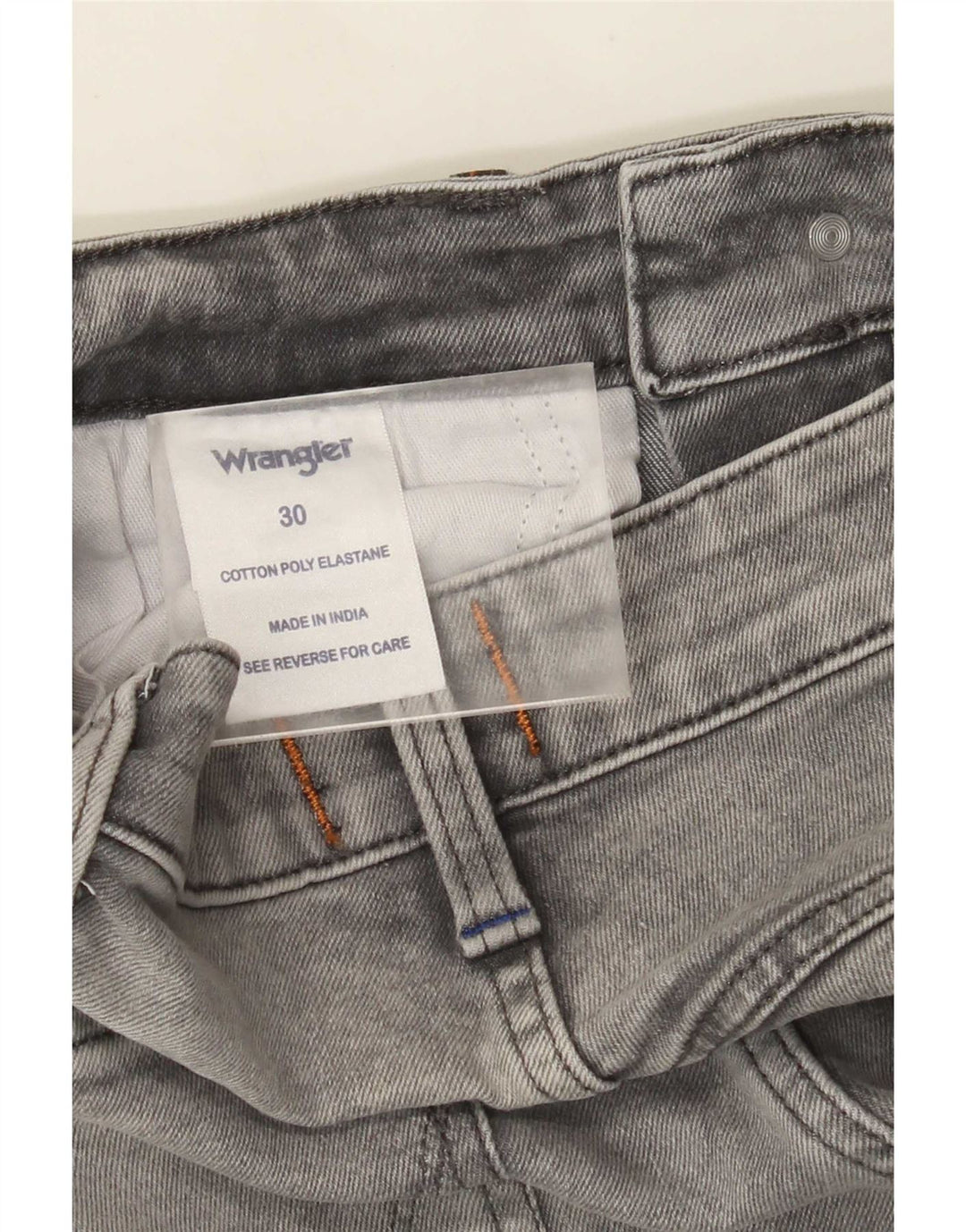 Wrangler Herre Zathan Straight Jeans W30 L32 Grå Bomuld