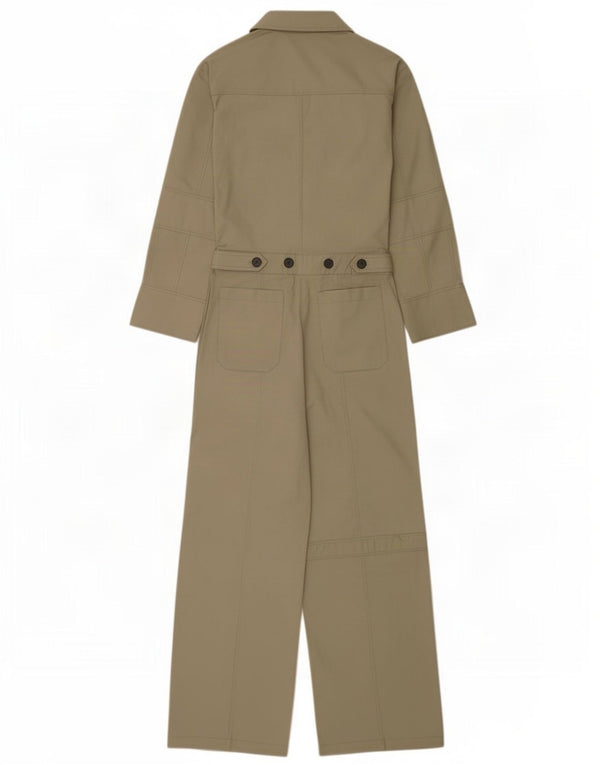 Zara Womens Jumpsuit UK 6 XS Khaki