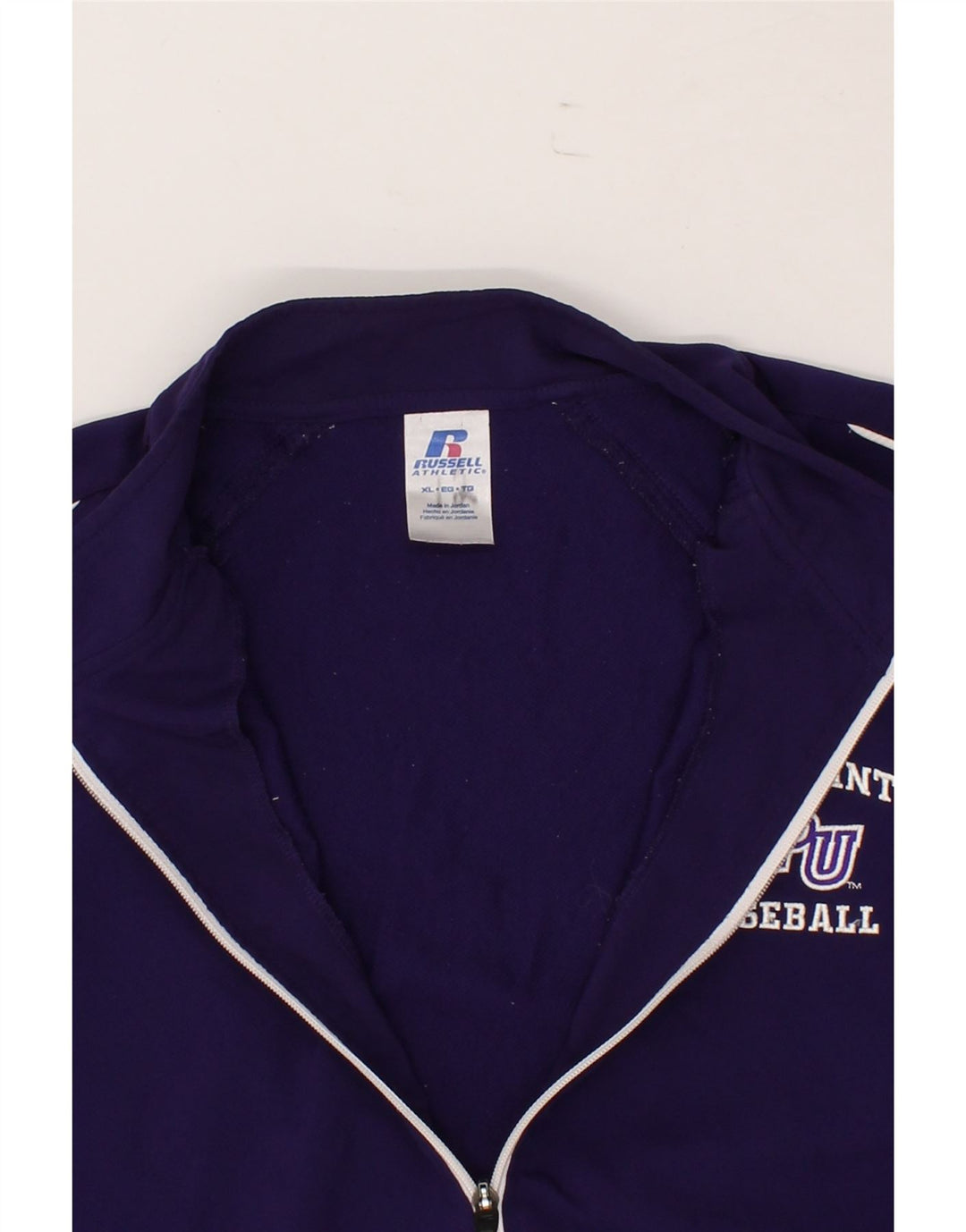 RUSSELL ATHLETIC Mens Tracksuit Top Jacket XL Purple Vintage Russell Athletic and Second-Hand Russell Athletic from Messina Hembry 