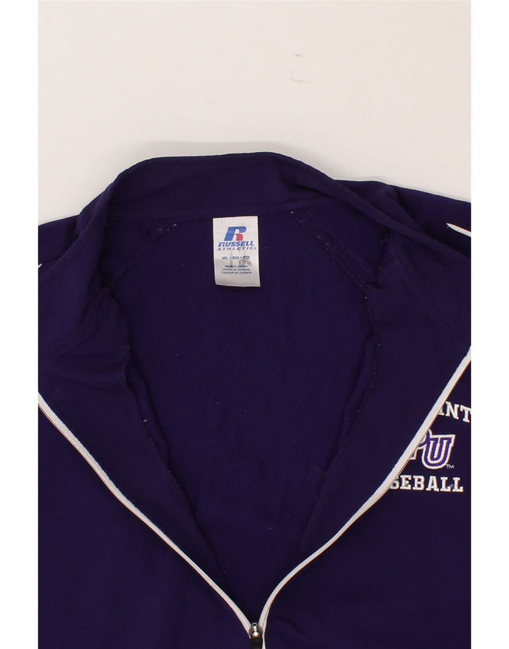 RUSSELL ATHLETIC Mens Tracksuit Top Jacket XL Purple Vintage Russell Athletic and Second-Hand Russell Athletic from Messina Hembry 