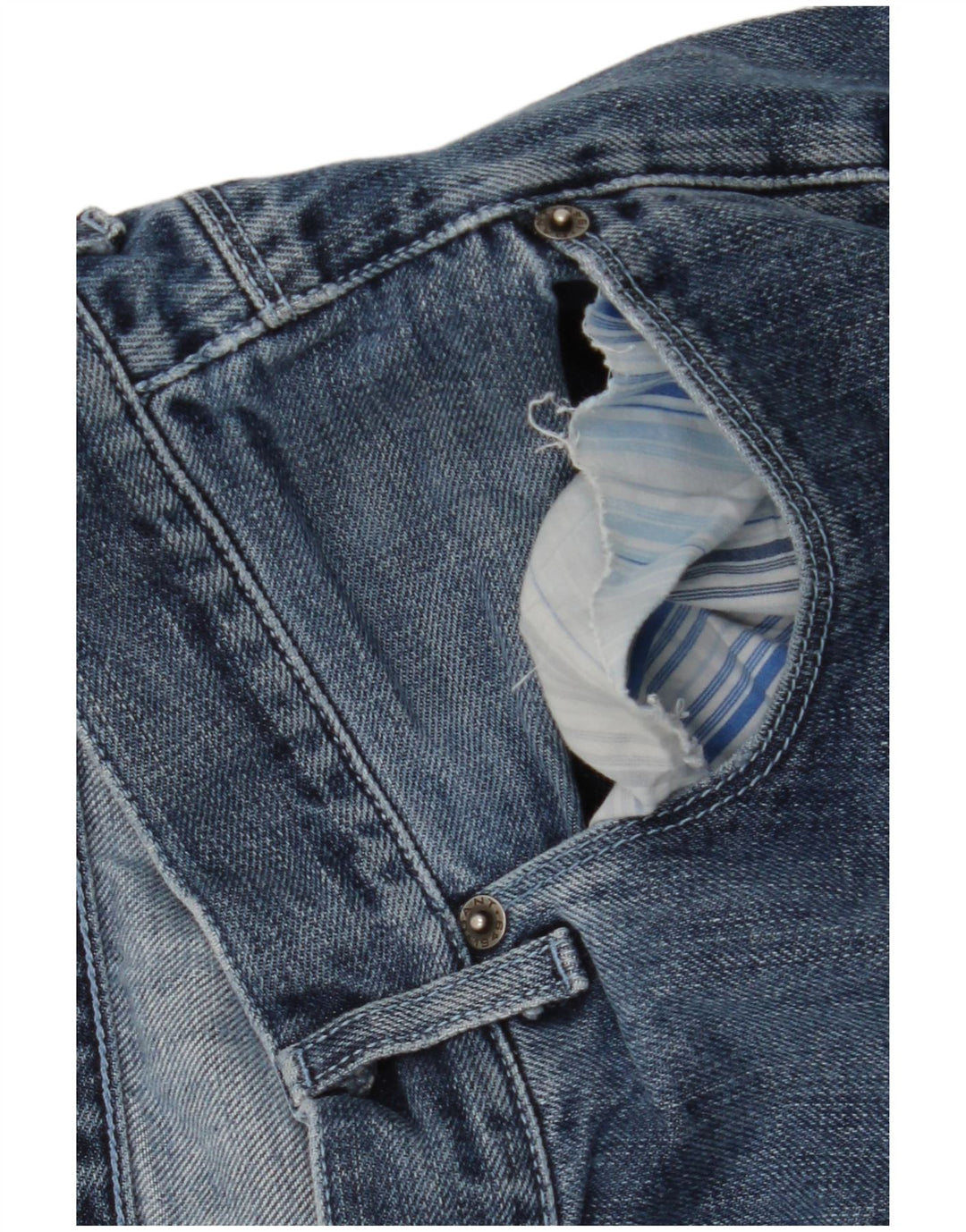 Gant Straight Jeans til mænd W40 L32 blå bomuld