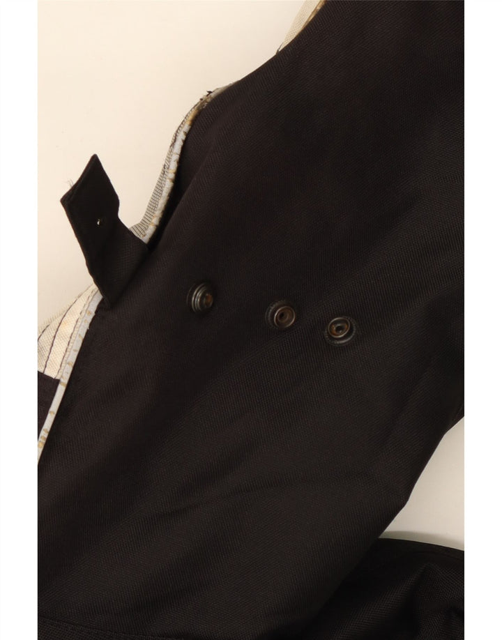 ROLEFF Mens Motorcycle Racer Jacket UK 36 Small Black Colourblock Vintage ROLEFF and Second-Hand ROLEFF from Messina Hembry 
