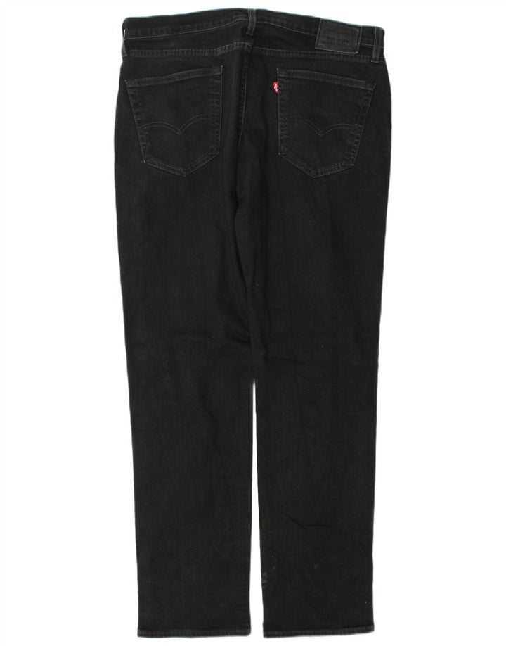 Levi's Herre 514 lige jeans W36 L34 sort bomuld