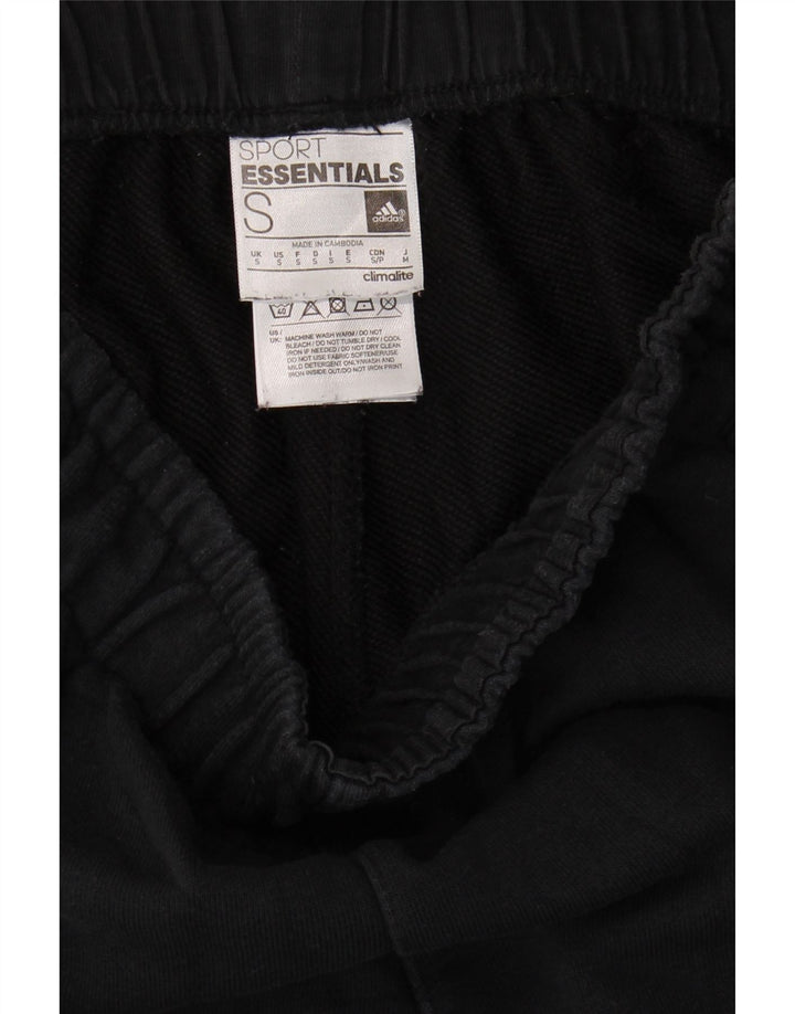 ADIDAS Mens Climalite Graphic Tracksuit Trousers Joggers Small Black Vintage Adidas and Second-Hand Adidas from Messina Hembry 