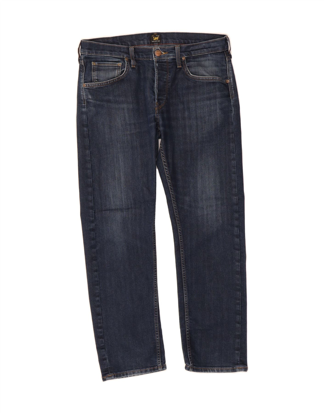 LEE Womens Straight Jeans W32 L28 Blue Vintage Lee and Second-Hand Lee from Messina Hembry 