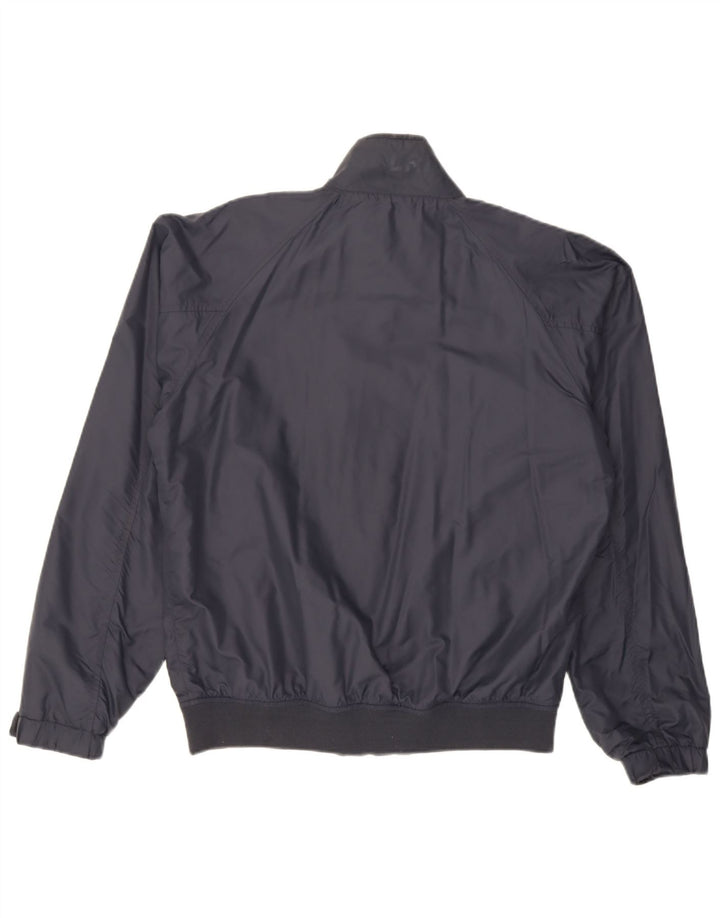 Woolrich Herre Windbreaker Jacket UK 40 Large Navy Blue Nylon