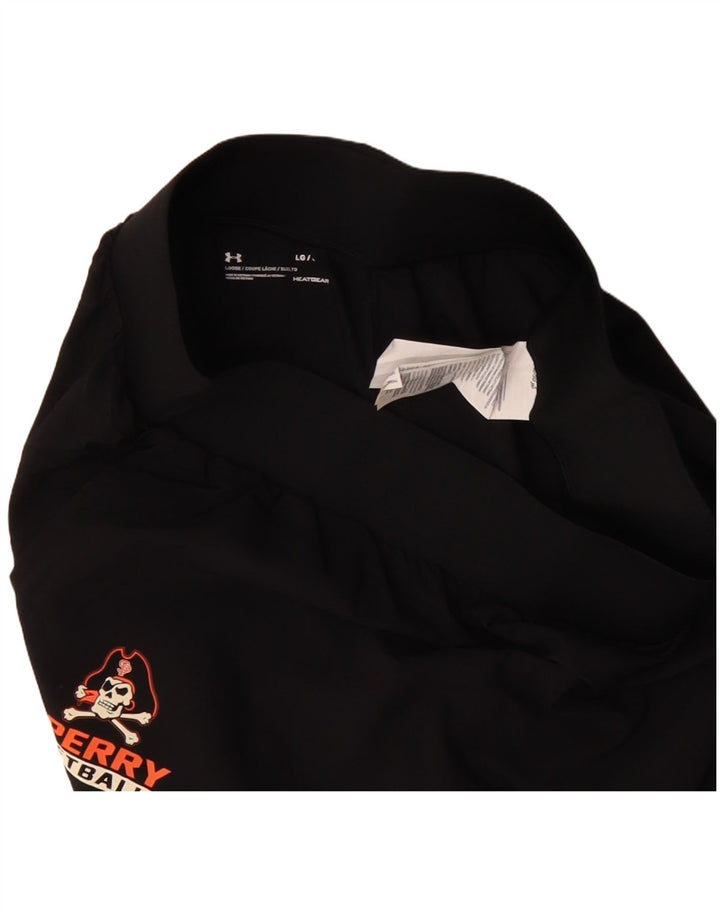 Under Armour Graphic Sports Shorts til kvinder UK 14 Large Black Polyester