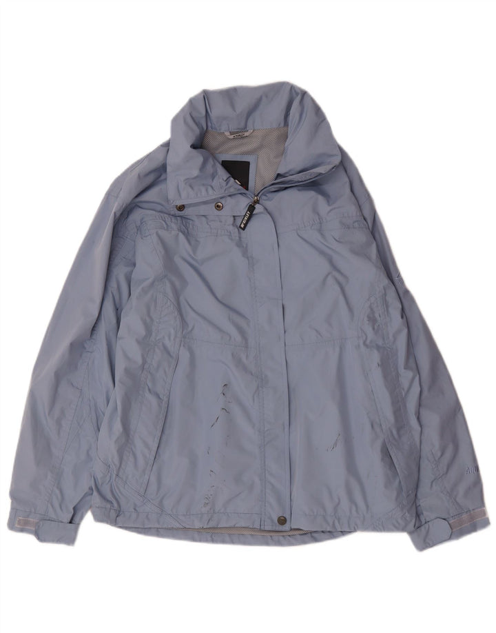MC Kinley Dame Regnjakke UK 16 Stor Blå Polyester