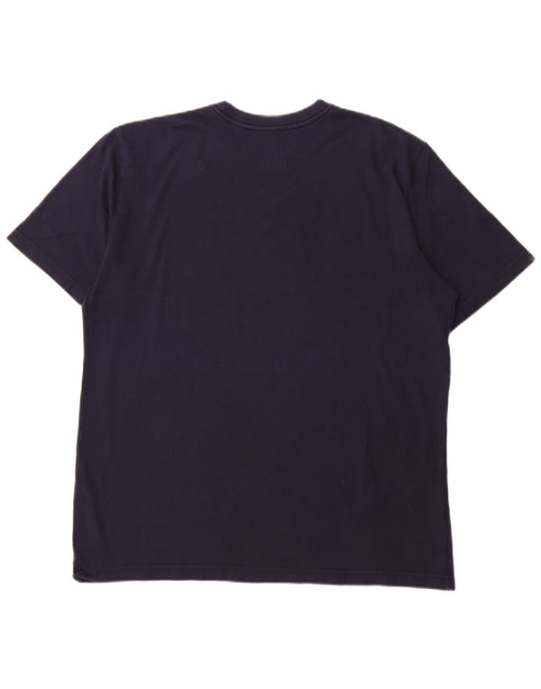 Nike Mens Standard Fit Graphic T-Shirt Top UK 46/48 XL Navy Blue Cotton