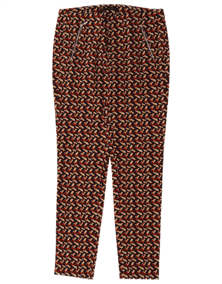 Zara Dame Slim Chino Bukser Medium W30 L28 Flerfarvet Geometrisk