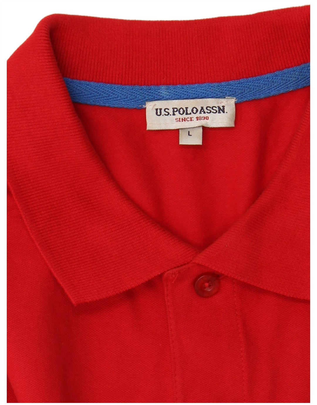 U.S. POLO ASSN. Mens Polo Shirt Large Red