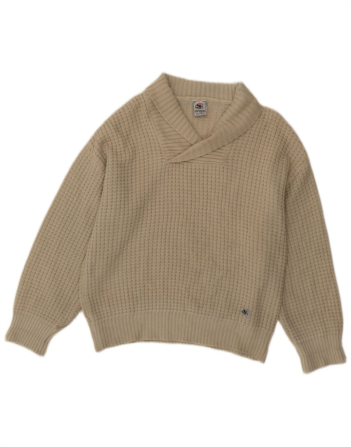 Sorogas Herre Sjalhalstrøje IT 50 Stor Beige