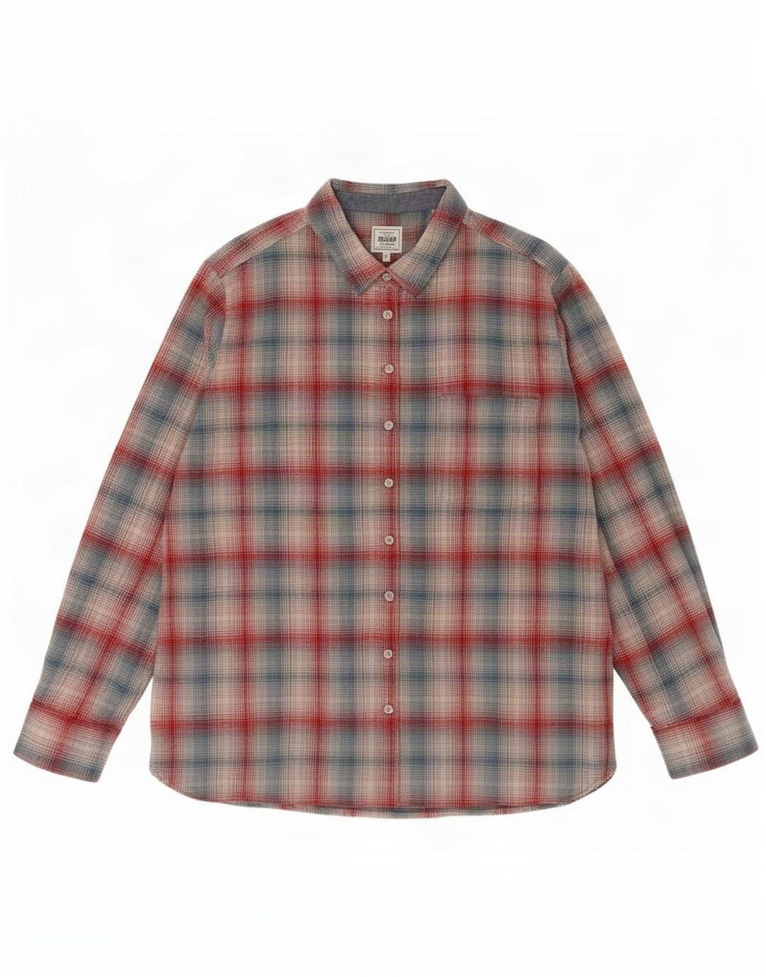 Fat Face Dame Flanellskjorte UK 24 4XL Flerfarvet ternet bomuld