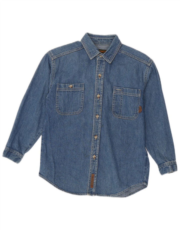 Timberland Boys denimskjorte 7-8 år blå bomuld