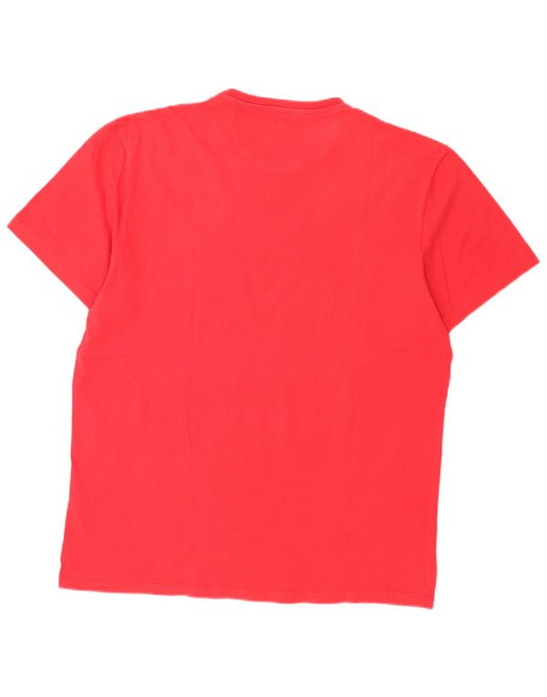 Levi's Herre Standard Fit Grafisk T-Shirt Top XL Rød Bomuld