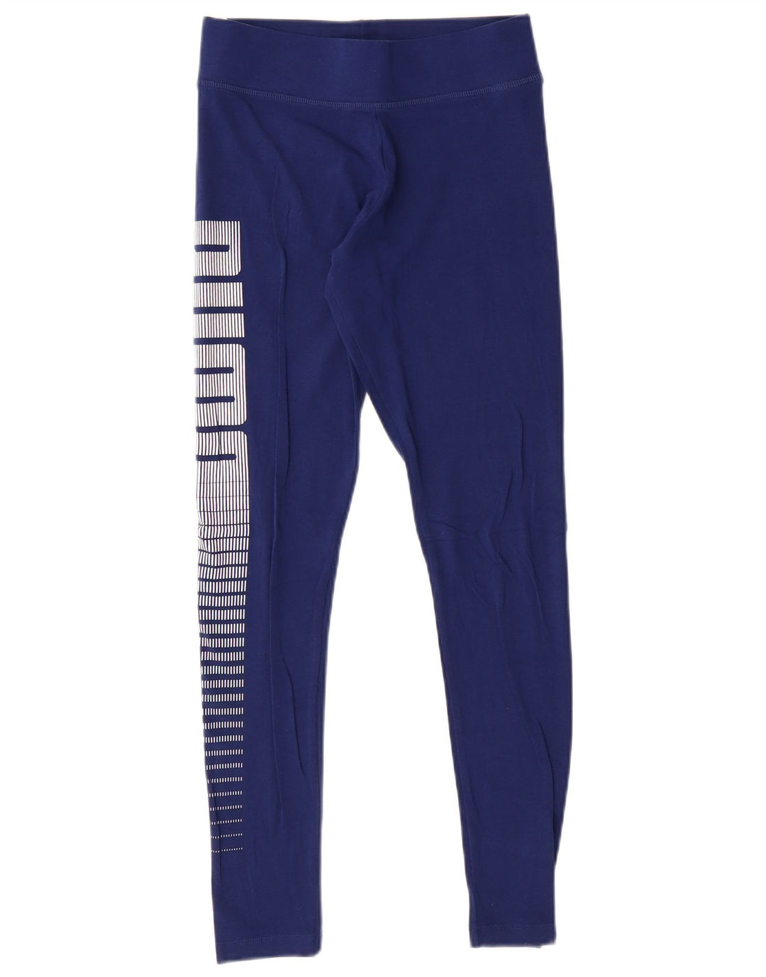 PUMA Grafiske Leggings til kvinder UK 10 Små blå bomuld