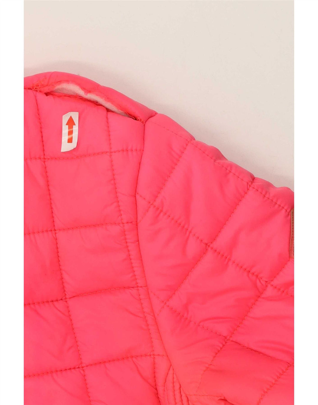 Superdry Quiltet, polstret jakke til kvinder UK 14 Medium Pink Polyester Sports