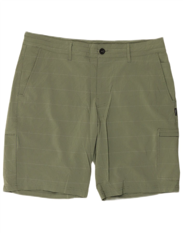 O'Neill Herre Cargo Shorts W36 Large Khaki stribet polyester