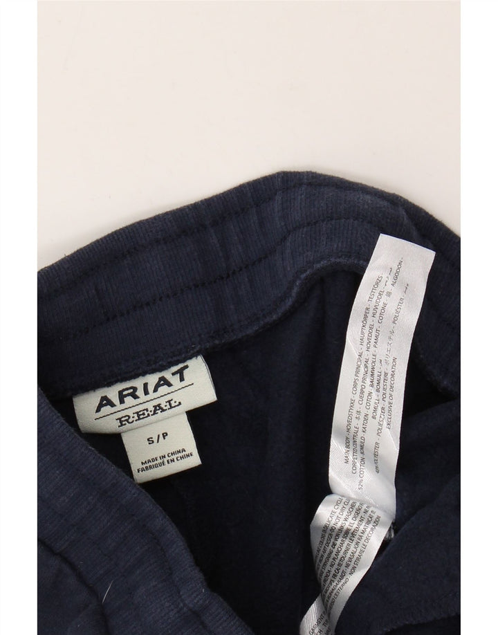 ARIAT Grafisk træningsdragtbukser til kvinder Joggers UK 10 Small Navy Blue