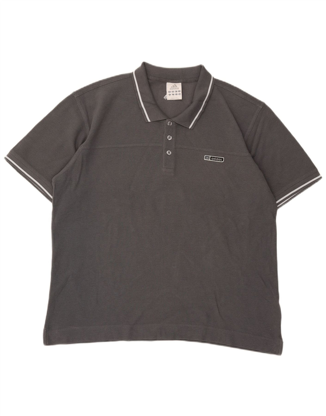 Adidas Polo Shirt til mænd XL Grå Bomuld