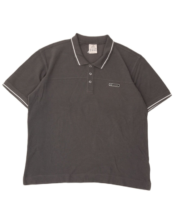 Adidas Polo Shirt til mænd XL Grå Bomuld