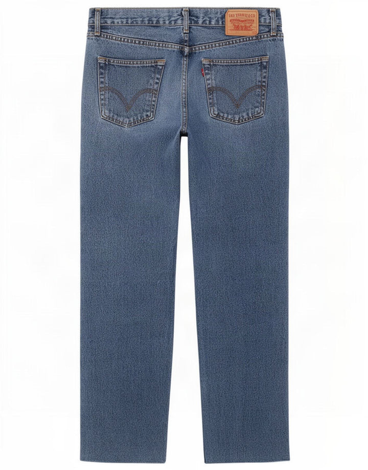 Levi's Herre 751 Straight Jeans W34 L28 Blå